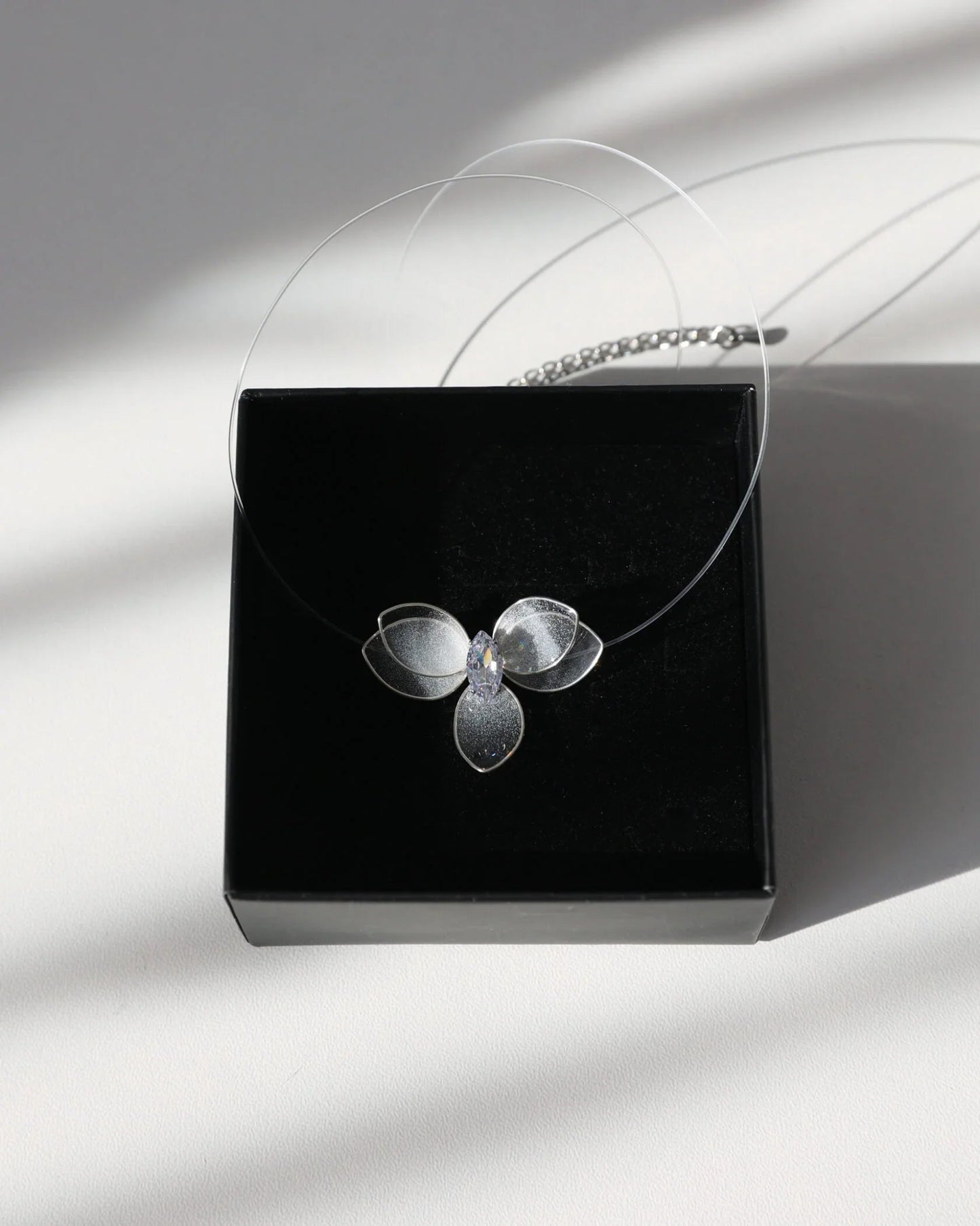 Floating Orchid Necklace - DORATA Jewellery