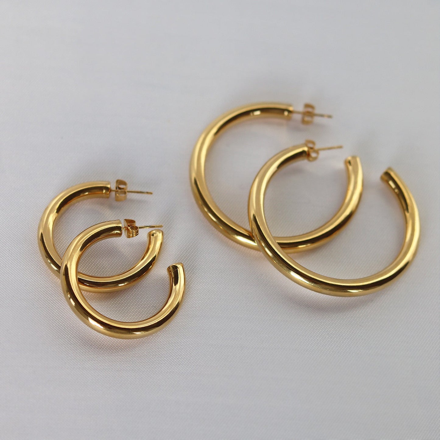 Classic Hoops Earrings - DORATA Jewellery