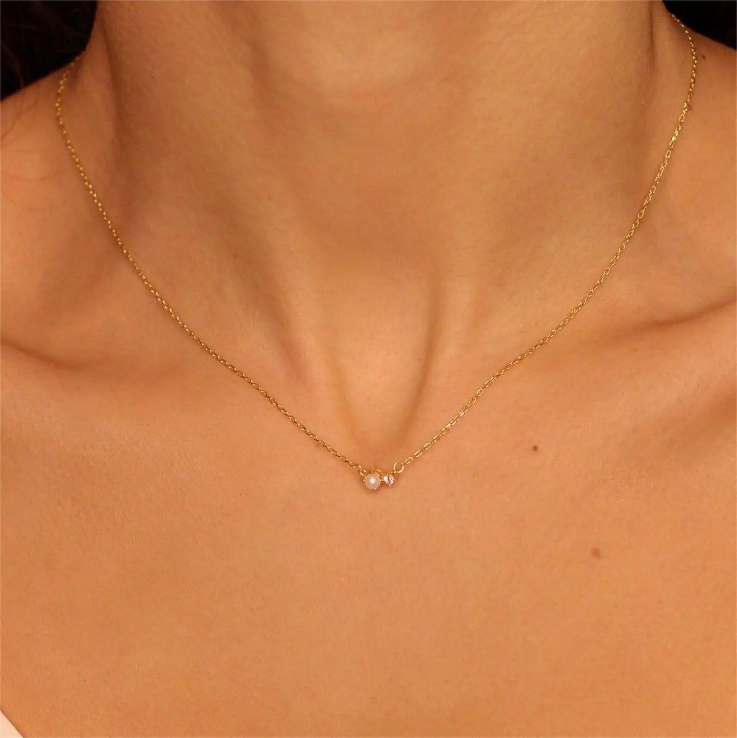 Dainty Birthstone Necklace - DORATA Jewellery