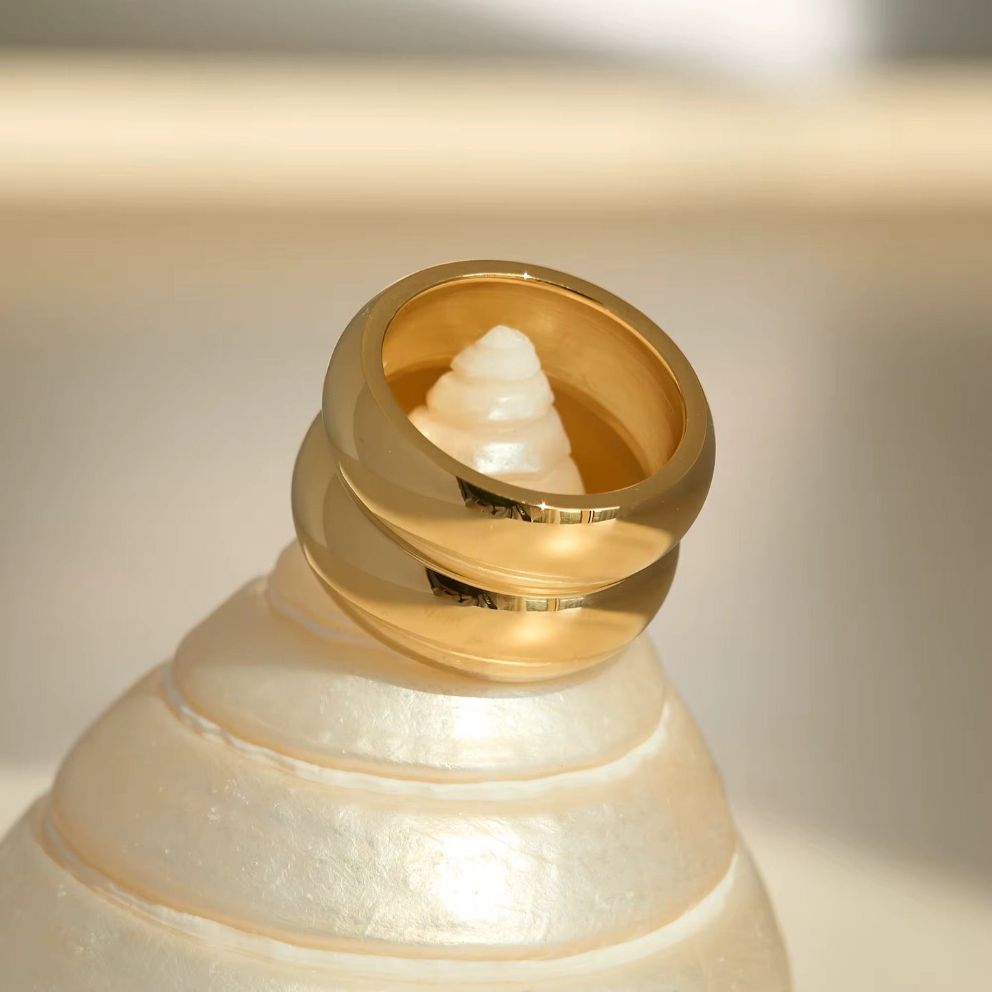 Double Hoop Ring - DORATA Jewellery