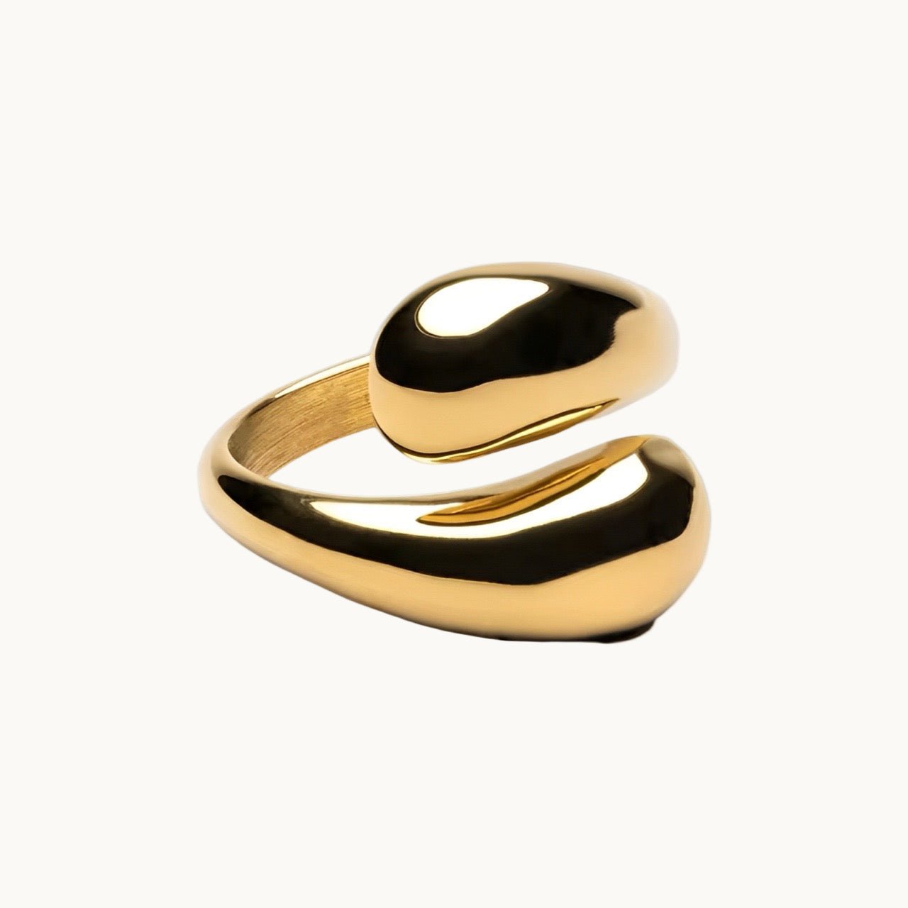 Double Twist Organic Shape Ring - DORATA Jewellery