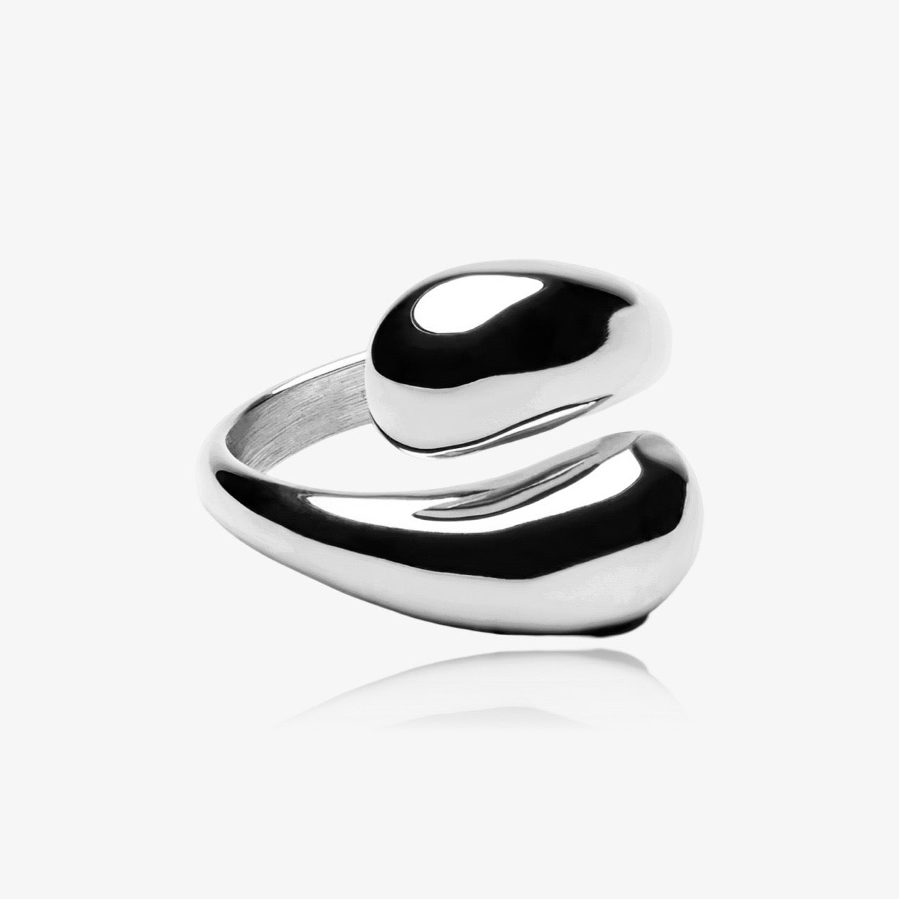 Double Twist Organic Shape Ring - DORATA Jewellery