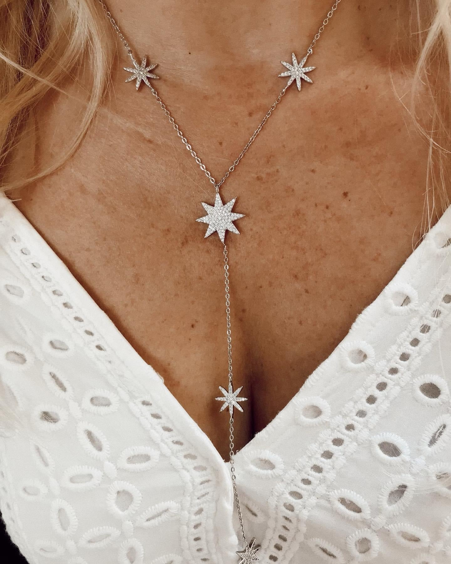 Festive Stars Necklace - DORATA Jewellery