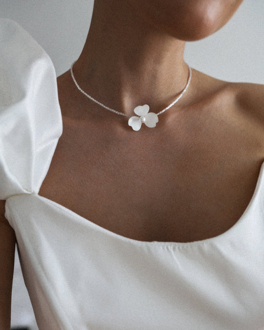 Floating Flower Necklace - DORATA Jewellery