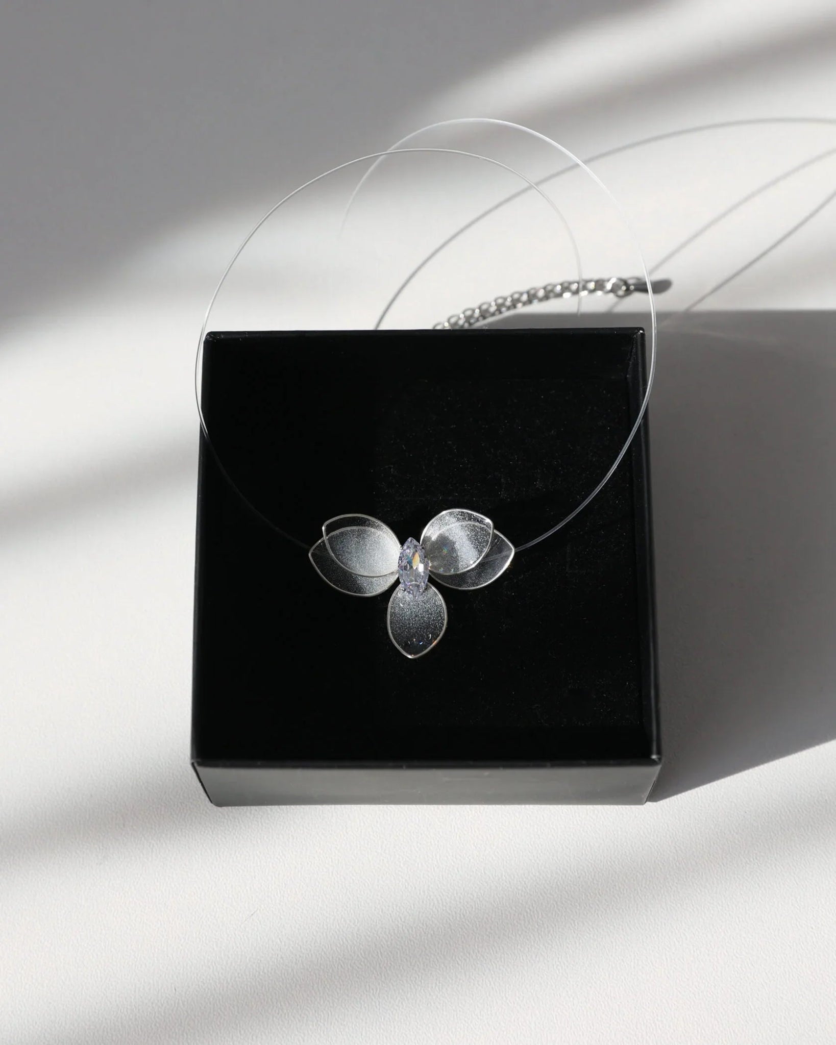 Floating Orchid Necklace - DORATA Jewellery