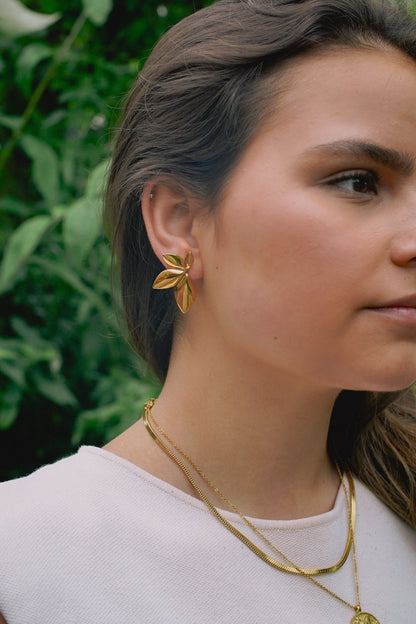 Leaf Earrings - DORATA Jewellery