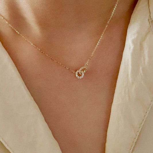 Love Forever Connected Circles Necklace - DORATA Jewellery