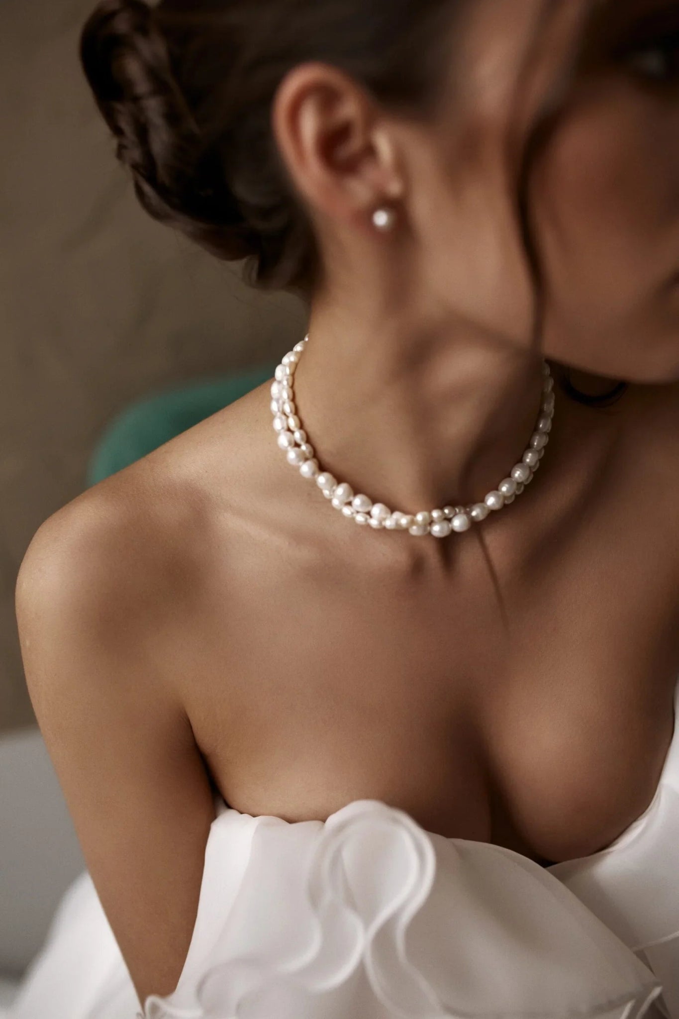 Natural Pearl Layered Necklace - DORATA Jewellery