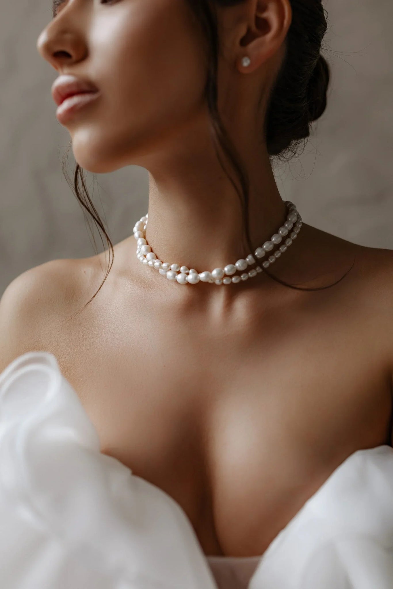 Natural Pearl Layered Necklace - DORATA Jewellery