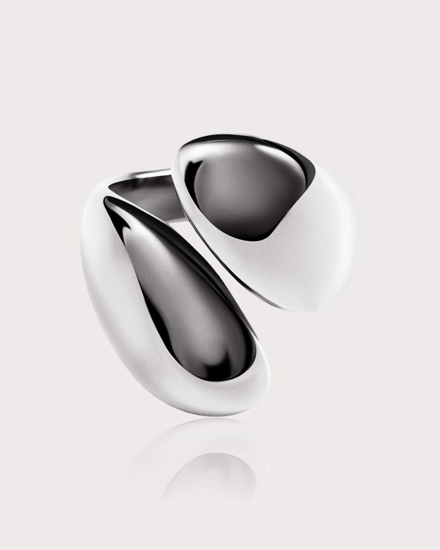 Organic Shape Wrap Around Ring Thick - DORATA Jewellery