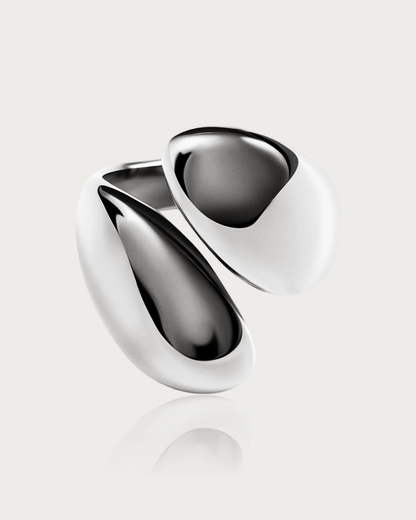 Organic Shape Wrap Around Ring Thick - DORATA Jewellery