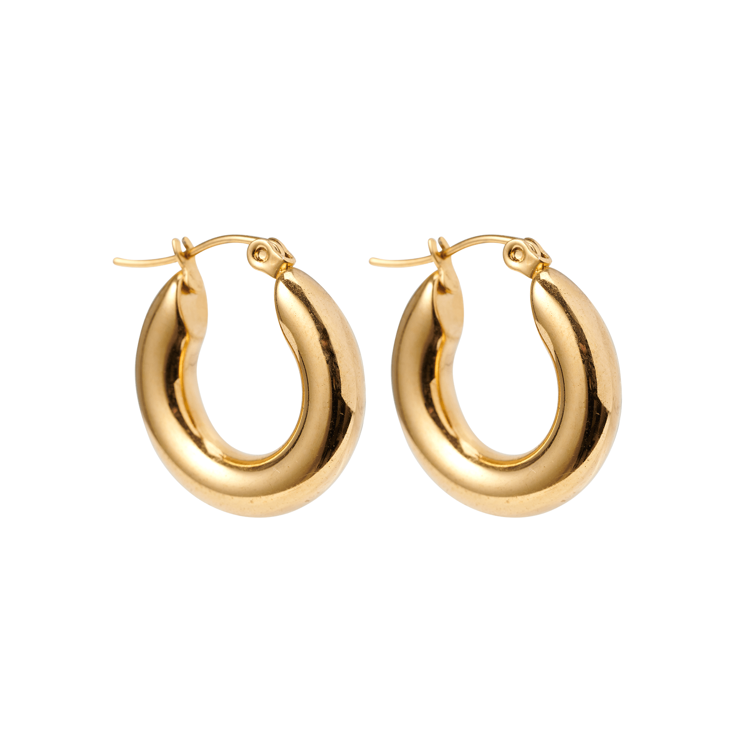 Plain Hoops Earrings - DORATA Jewellery