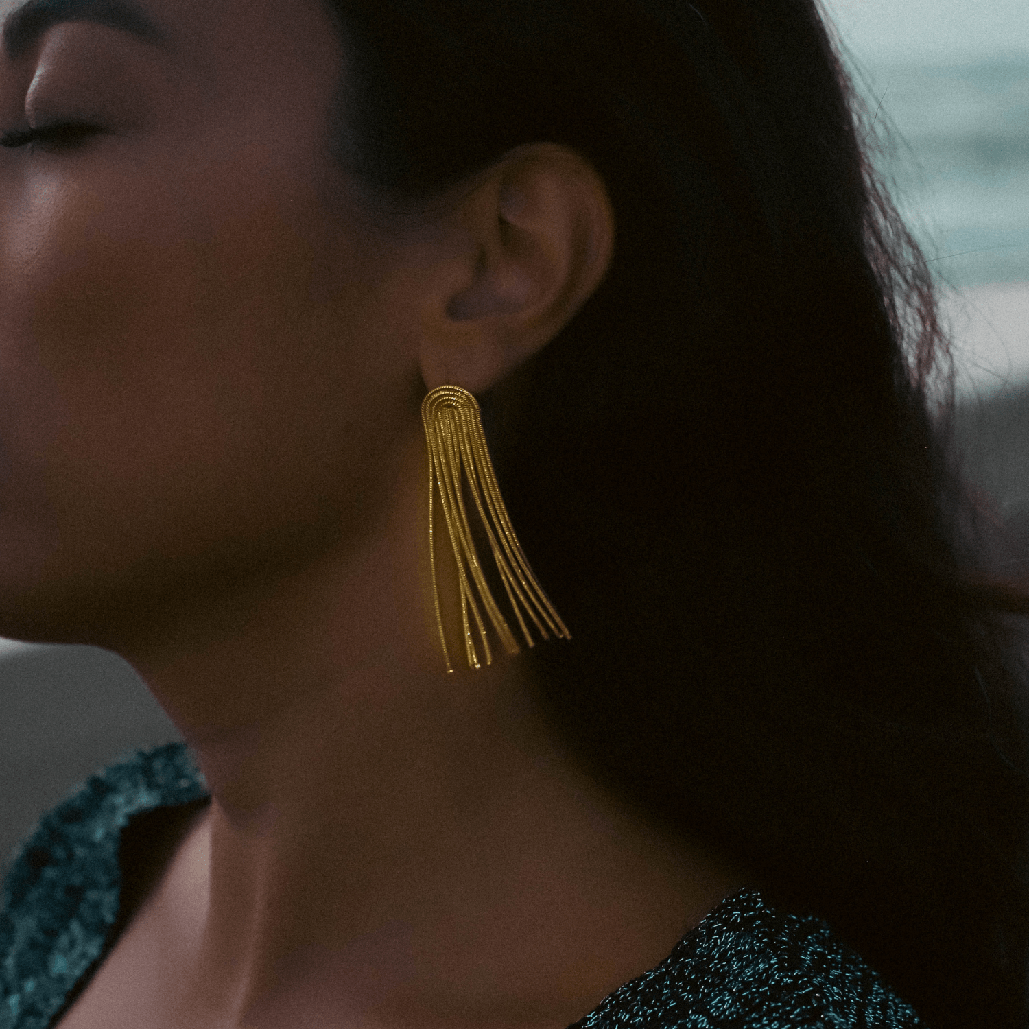 String Earrings - DORATA Jewellery