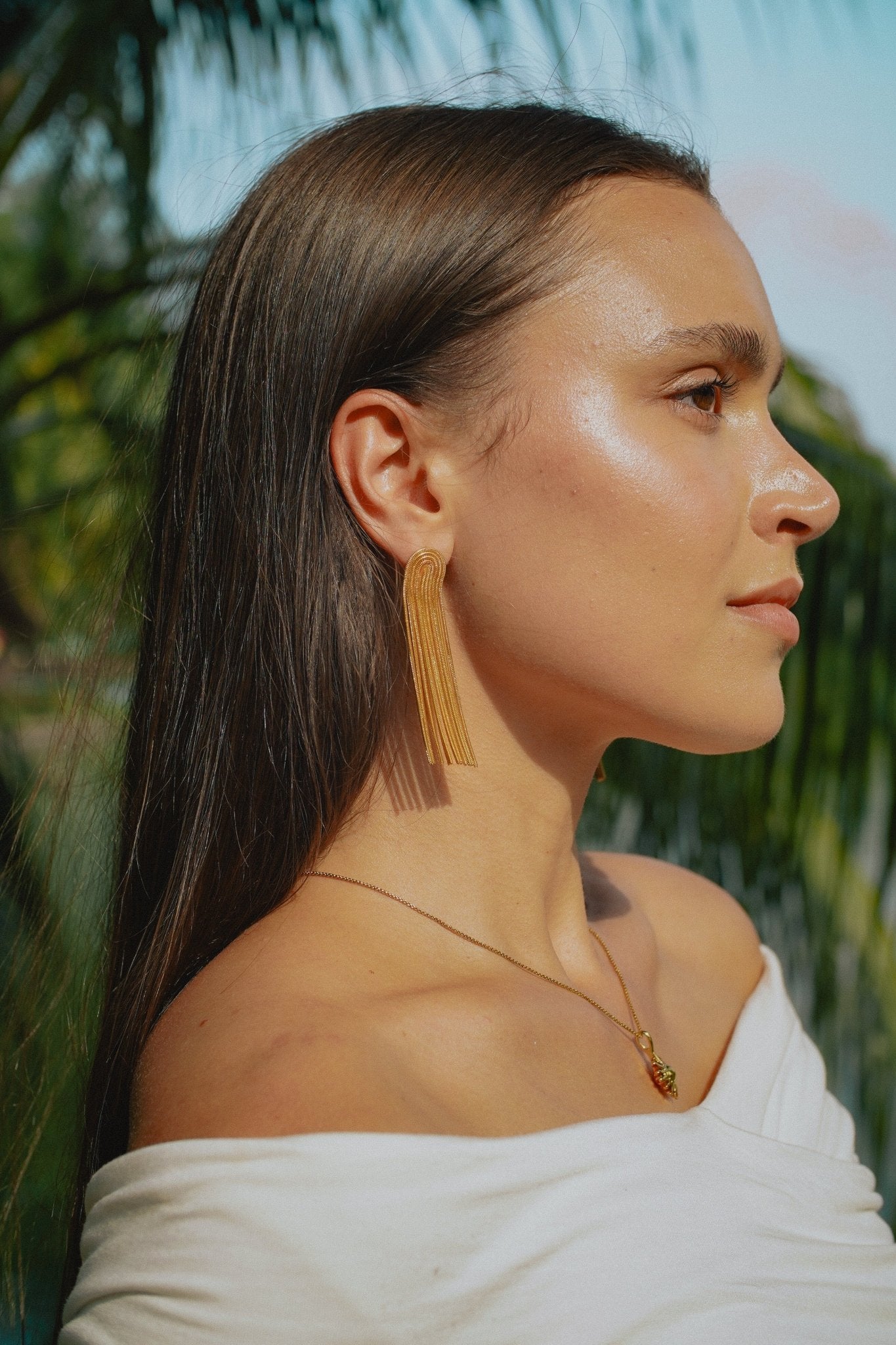 String Earrings - DORATA Jewellery