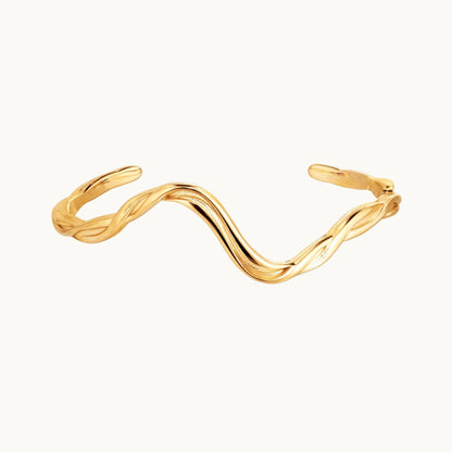 Twist Wave Bracelet - DORATA Jewellery