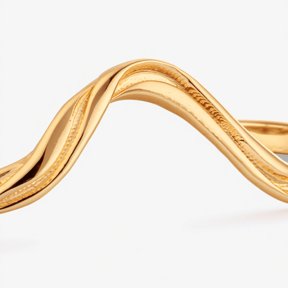 Twist Wave Bracelet - DORATA Jewellery