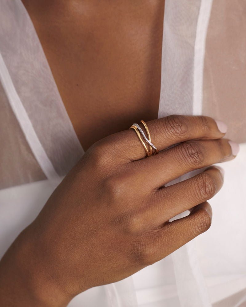 Twisted Ring Sterling Silver - DORATA Jewellery