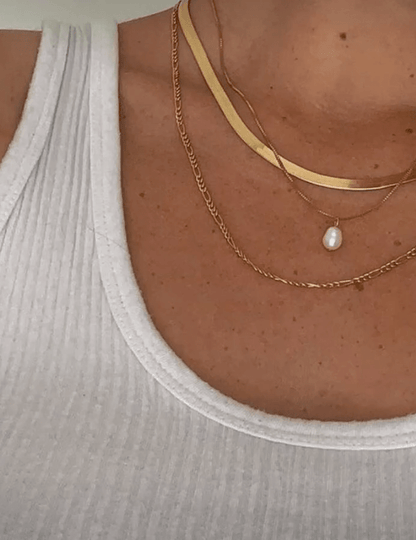 Wide Snake Chain - DORATA Jewellery