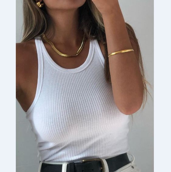 Wide Snake Chain - DORATA Jewellery